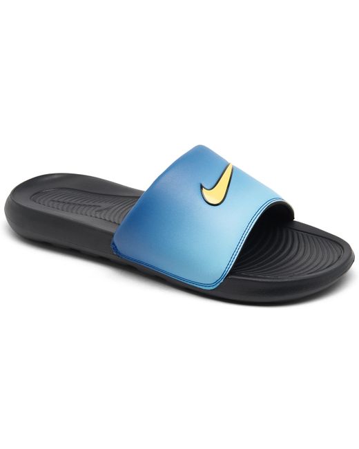 Nike Victori One Fade Print Slide Sandals from Finish Line Chamois