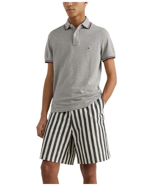Tommy Hilfiger Tipped Slim Fit Short Sleeve Polo Shirt