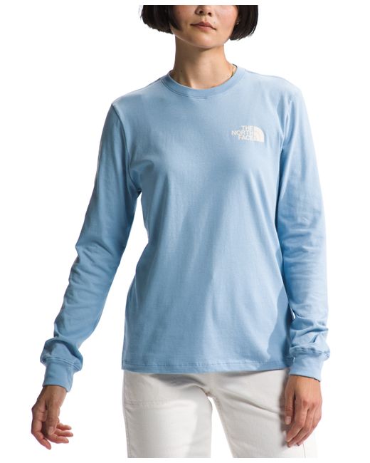 The North Face Long-Sleeve Graphic T-shirt white Dune