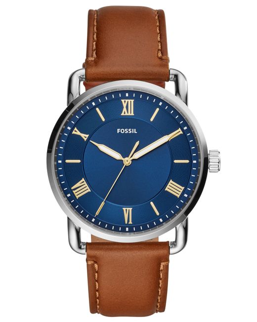 Fossil Copeland Leather Strap Watch 42mm
