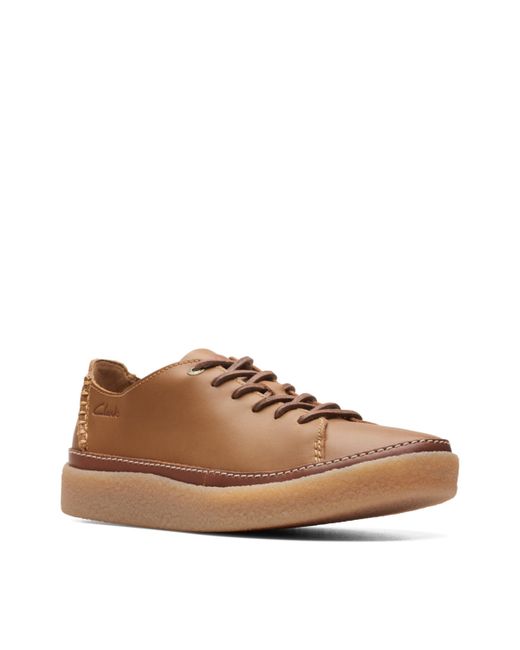 Clarks Collection Oakpark Leather Low Top Casual Shoes