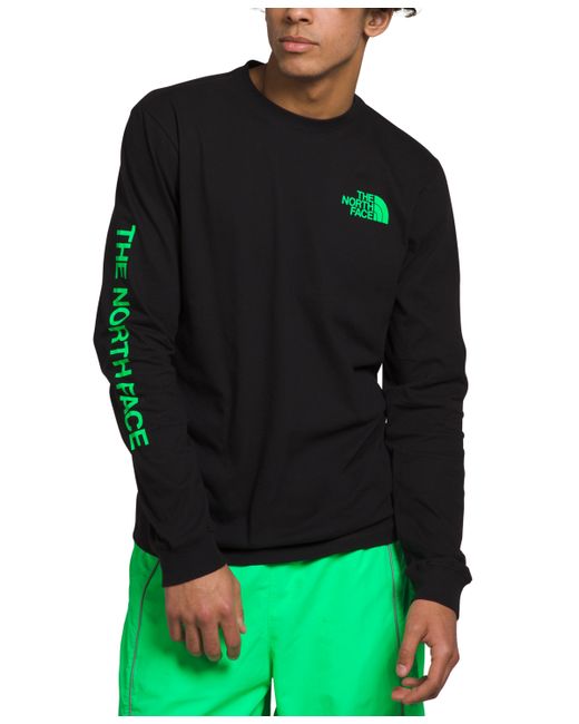 The North Face Graphic Long-Sleeve hit T-Shirt chlorophyll Green