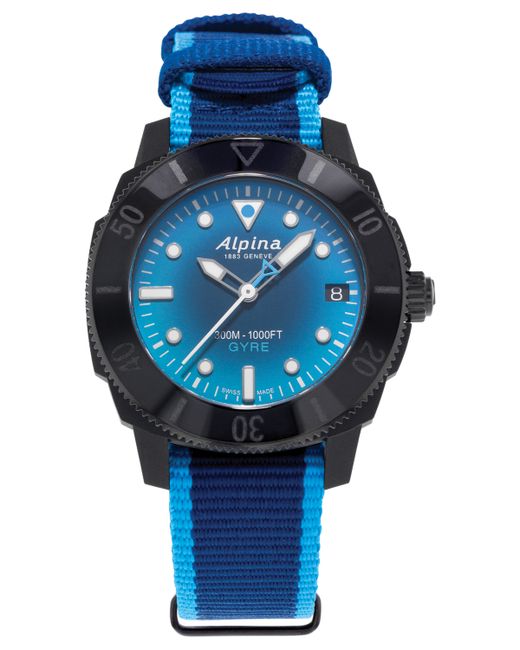 Alpina Swiss Automatic Seastrong Gyre Plastic Strap Watch 36mm Limited Edition