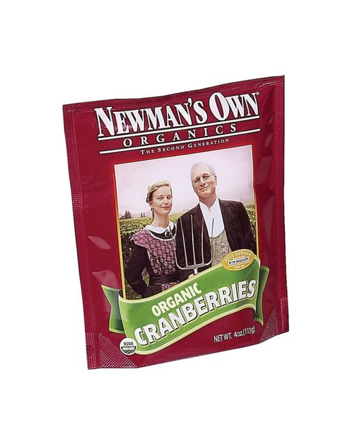 Newman's Own Organics Cranberries and Raisins Case of 12 4 oz.