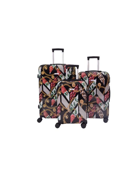 Mirage Luggage Xena Abs Hard shell Lightweight 360 Dual Spinning Wheels Combo Lock Piece Luggage Set