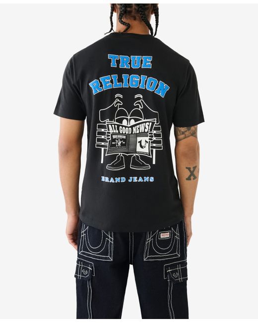 True Religion Short Sleeve Shoey News T-shirts