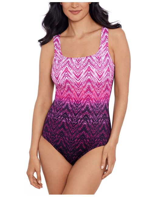 Swim Solutions Ombre Tank One-Piece Swimsuit