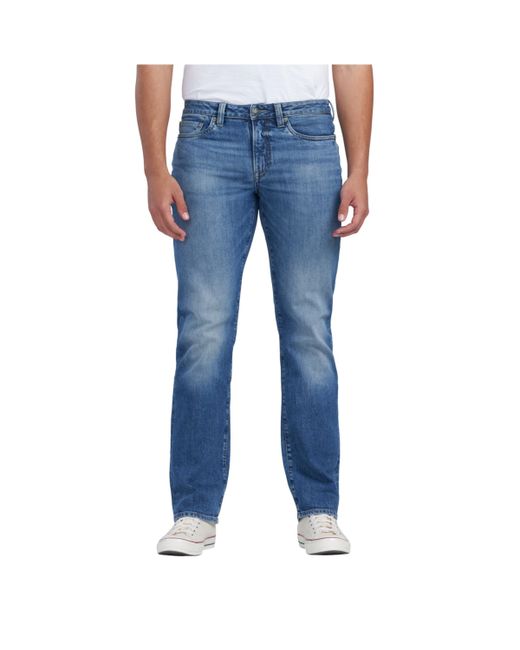 BUFFALO David Bitton Buffalo Relaxed Straight Driven Crinkled and Sanded Jeans