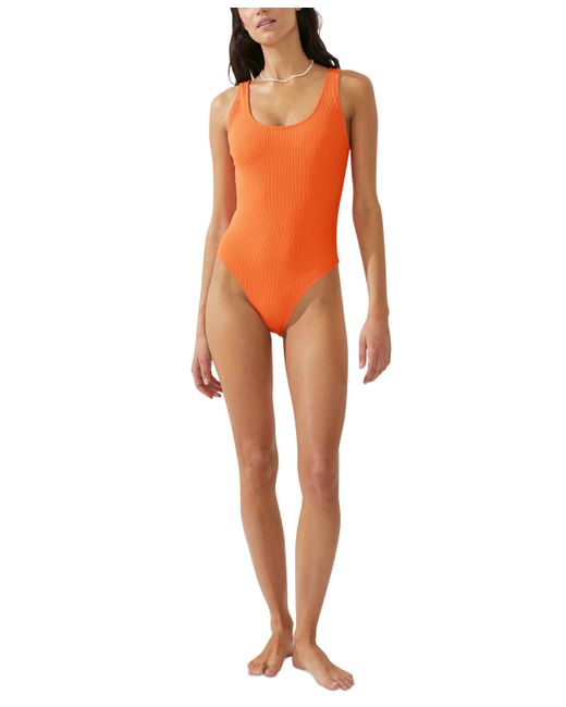 Cotton On Low-Back One-Piece Swimsuit