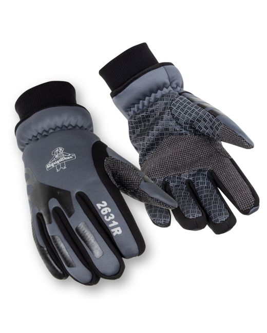 Refrigiwear Insulated Lined Softshell Gloves with Silicone Grip