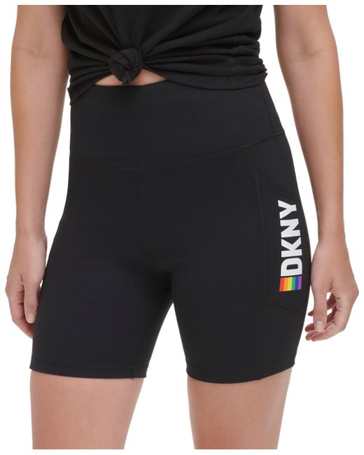 Dkny Sport Rainbow Pride High Rise Bike Shorts