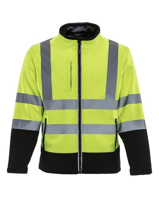 Refrigiwear High Visibility Softshell Safety Jacket with Reflective Tape