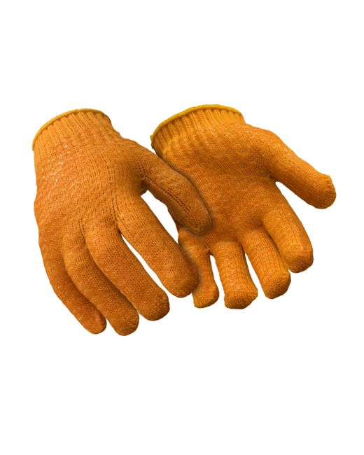 Refrigiwear Double Sided Pvc Honeycomb Grip Knit Work Gloves Pack of 12 Pairs