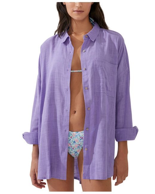 Cotton On Swing Beach Cover Up Shirt