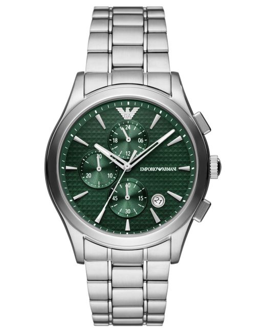 Emporio Armani Chronograph Stainless Steel Bracelet Watch 42mm