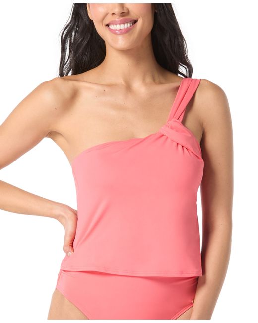 Vince Camuto One-Shoulder Tankini Top