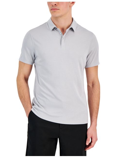 Alfani AlfaTech Stretch Solid Polo Shirt Created for Macy
