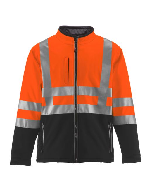 Refrigiwear High Visibility Insulated Softshell Jacket with Reflective Tape