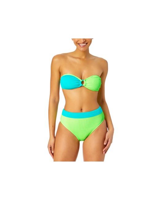 Salt + Cove Salt Cove Juniors Colorblocked Convertible Bikini Top Bottoms Created For