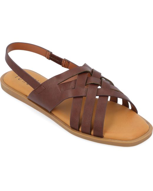 Journee Collection Woven Sandals