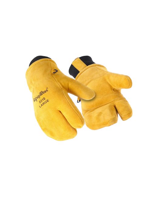 Refrigiwear 3-Finger Heavy Duty Insulated Mitt Work Glove with Double Cuff