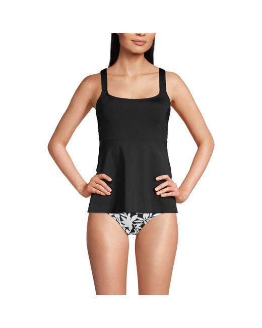 Lands' End Dd-Cup Flutter Tankini Top