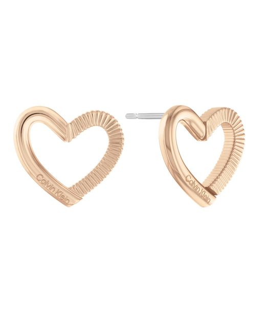 Calvin Klein Stainless Steel Heart Earrings