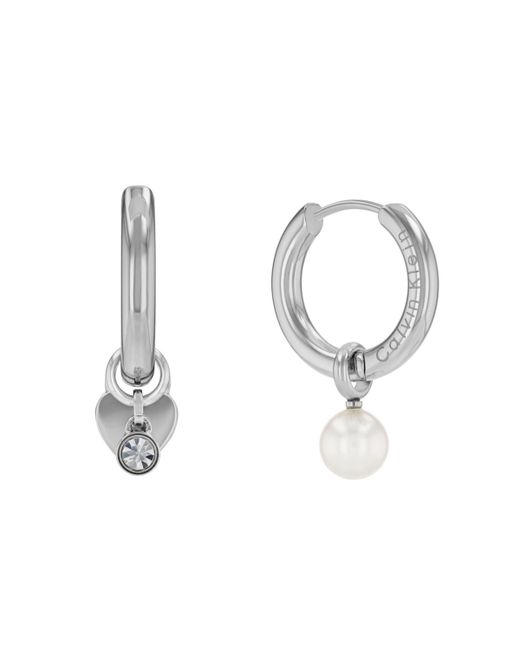 Calvin Klein Stainless Steel Huggie Earrings Gift Set