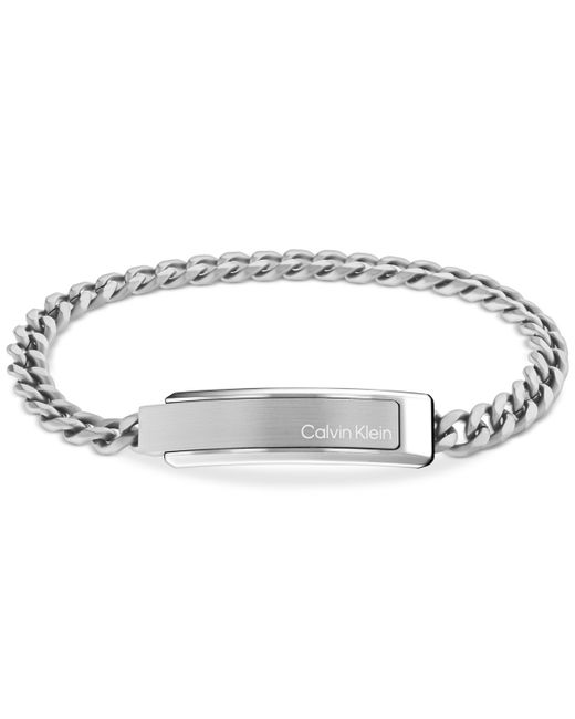 Calvin Klein Stainless Steel Curb Chain Bracelet