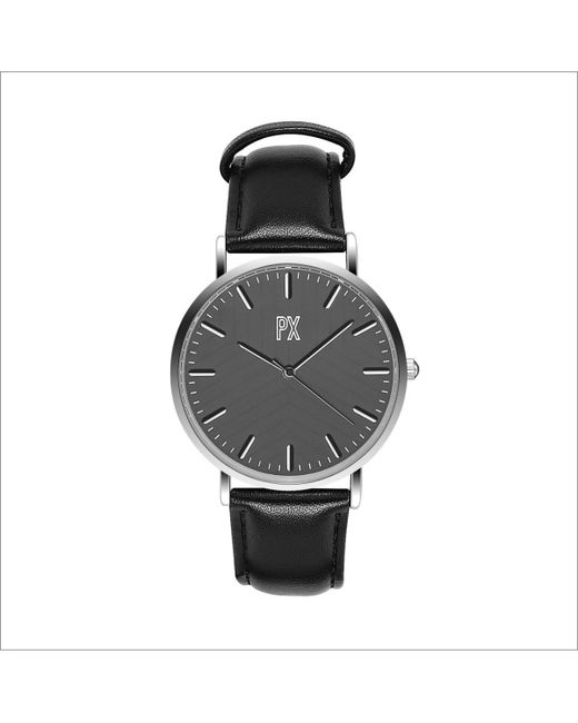 Px Terry Leather Strap Watch