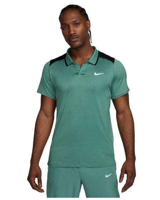 Nike NikeCourt Advantage Dri-fit Colorblocked Tennis Polo Shirt black/