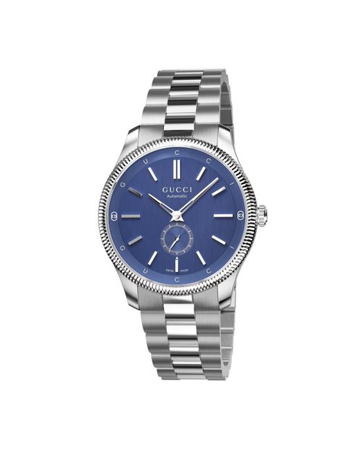 Gucci Swiss Automatic G-Timeless Stainless Steel Bracelet Watch 40mm