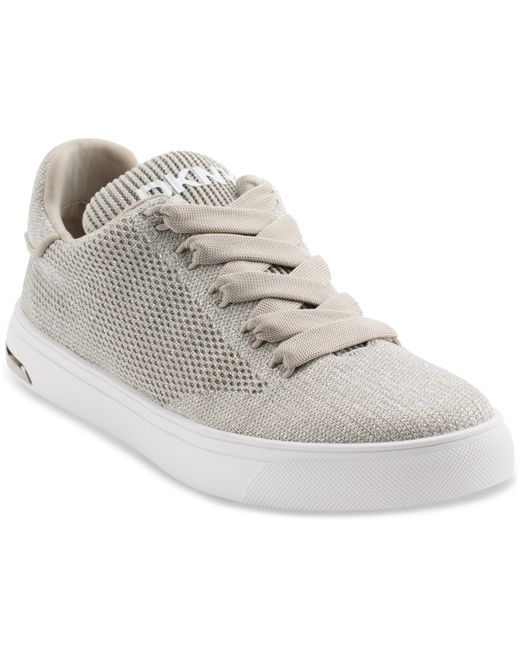 Dkny Abeni Lace-Up Low-Top Sneakers Silver
