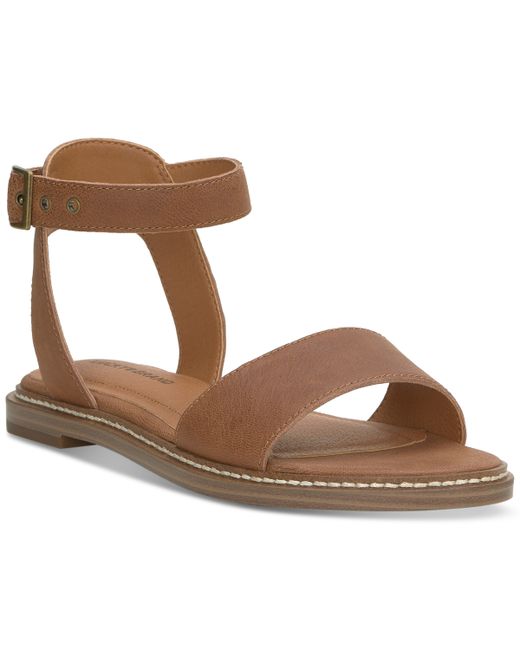 Lucky Brand Kimaya Ankle-Strap Flat Sandals