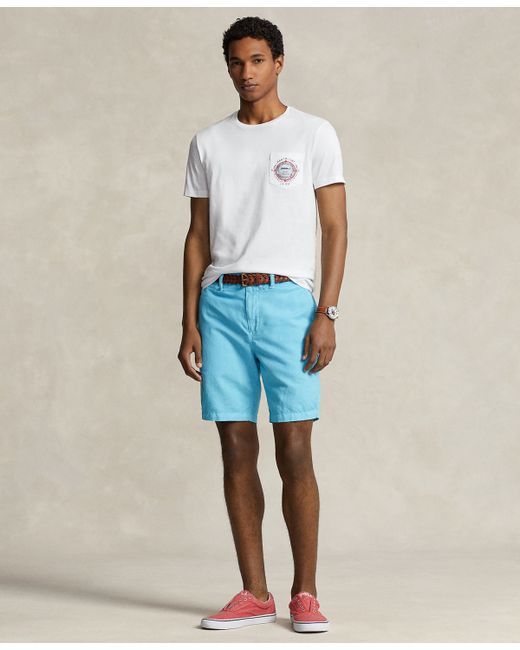 Polo Ralph Lauren 8.5-Inch Classic-Fit Linen-Cotton Shorts