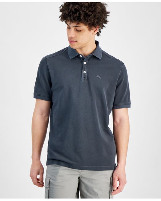 Tommy Bahama Lookout Washed Solid Short-Sleeve Polo Shirt