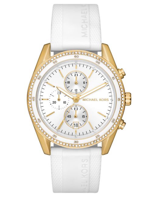 Michael Kors Hadyn Chronograph Silicone Watch 42mm