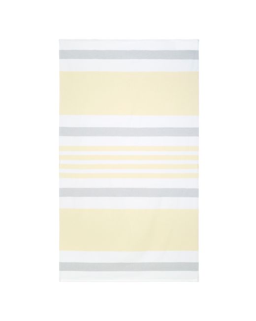 Izod Stripe Beach Towel 40 x 70 Grey