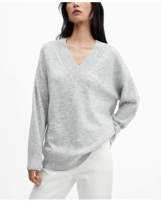 Mango V-Neck Sweater