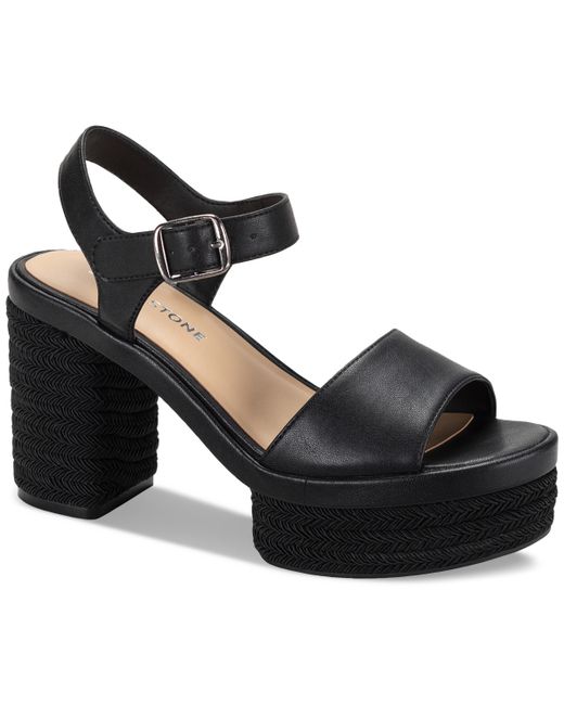 Sun + Stone Edisonn Ankle-Strap Espadrille Platform Dress Sandals Created for