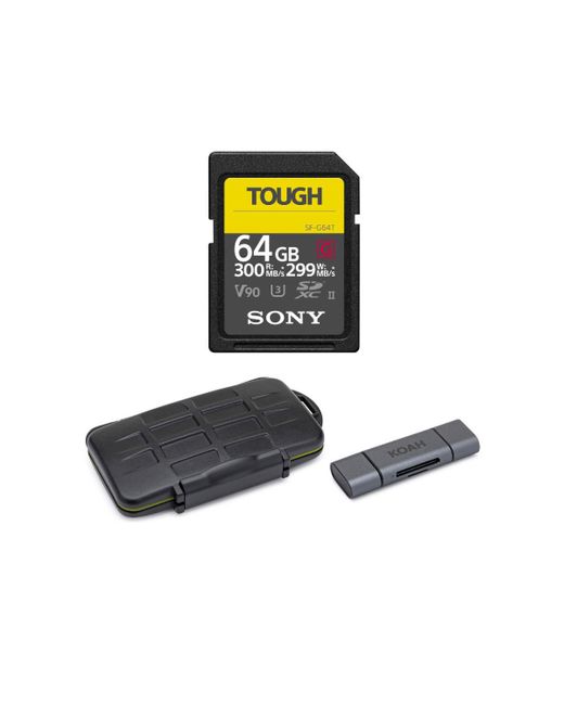 Sony Tough-g Series 64Gb Sdxc Uhs-Ii Card With Memory Carrying Case