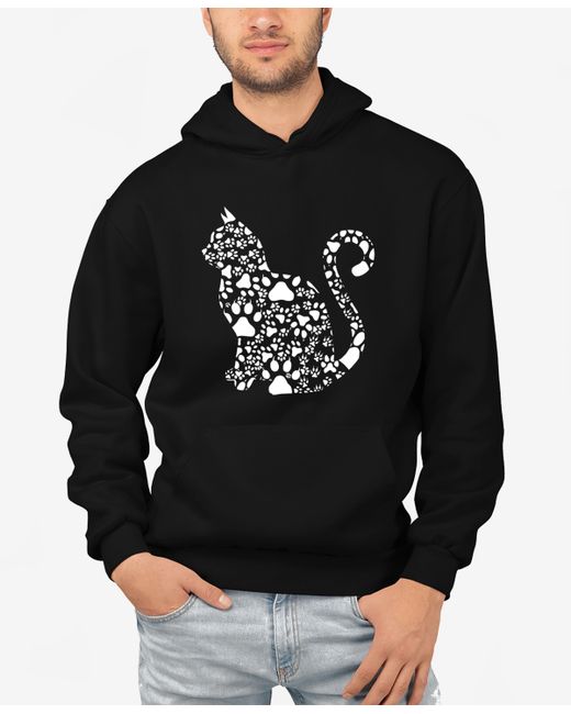 La Pop Art Cat Claws Word Art Hooded Sweatshirt
