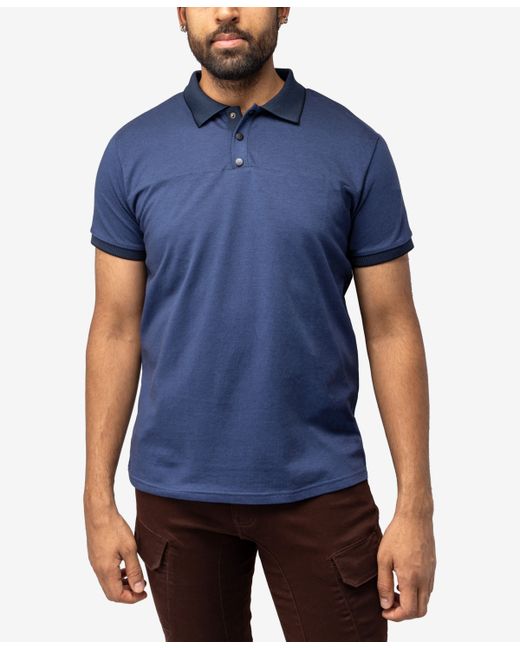 Xray X-Ray Short Sleeve Pieced Pique Tipped Polo
