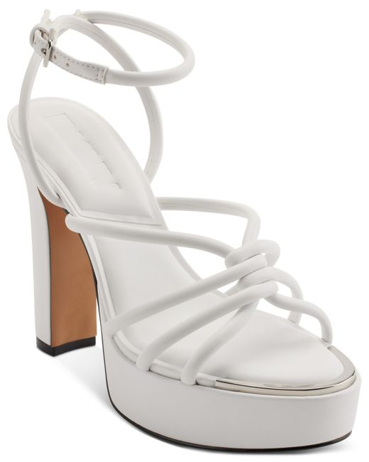 Dkny Delicia Strappy Knotted Platform Sandals
