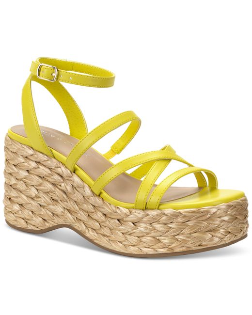 Sun + Stone Finnickk Strappy Wedge Sandals Created for