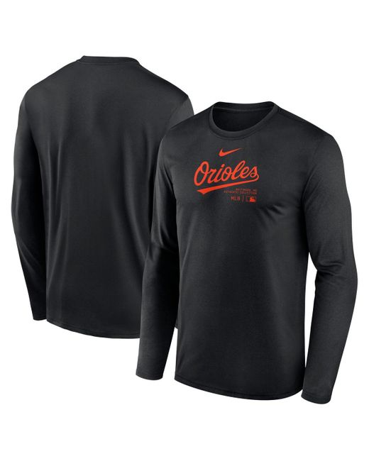 Nike Baltimore Orioles Authentic Collection Practice Performance Long Sleeve T-Shirt