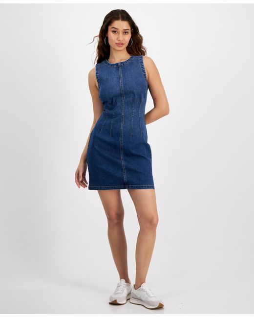 And Now This Denim Sleeveless A-Line Dress Created for