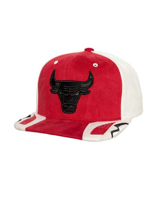 Mitchell & Ness Mitchell Ness White Chicago Bulls Day 6 Snapback Hat