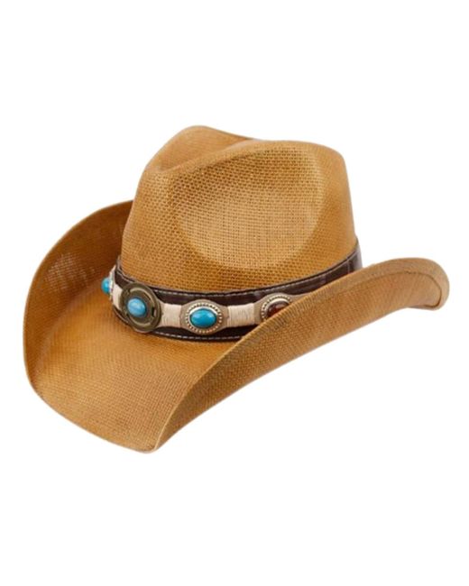 Epoch Hats Company Angela William Cowboy Hat with Trim Band and Studs