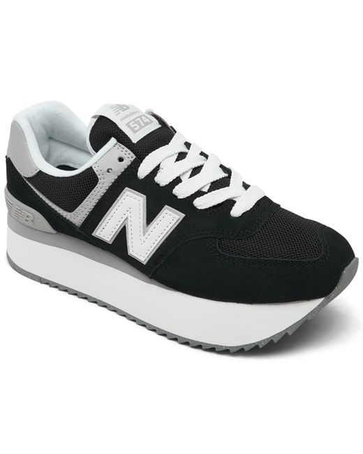 New Balance 574 Casual Sneakers From Finish Line Raincloud White
